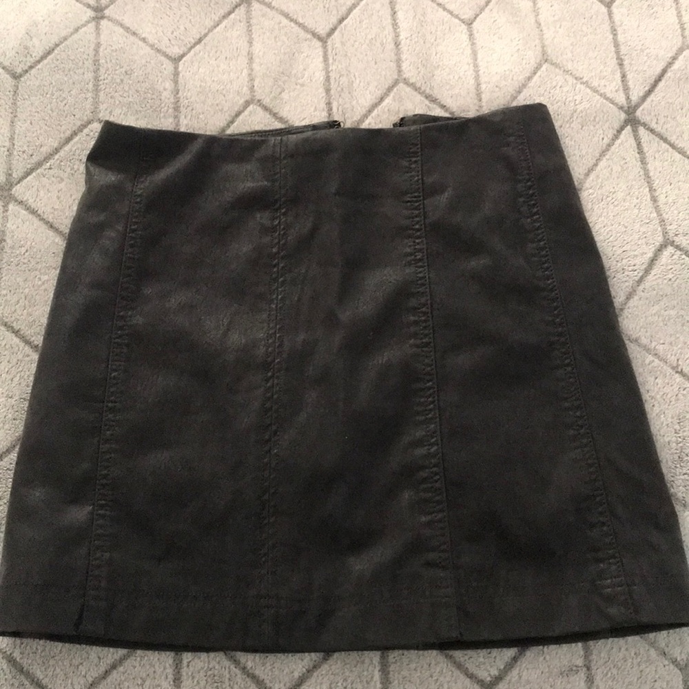Leather skirt